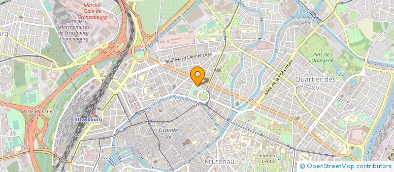 localisation de l'entreprise BF DIRECT à STRASBOURG