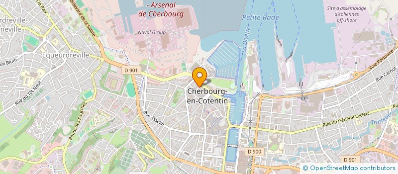localisation de l'entreprise BF-DOR à CHERBOURG-EN-COTENTIN