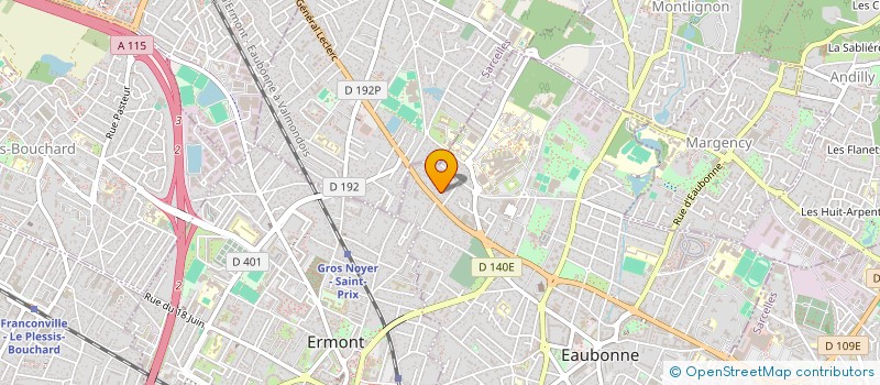 localisation de l'entreprise BF ENTREPRISES à EAUBONNE