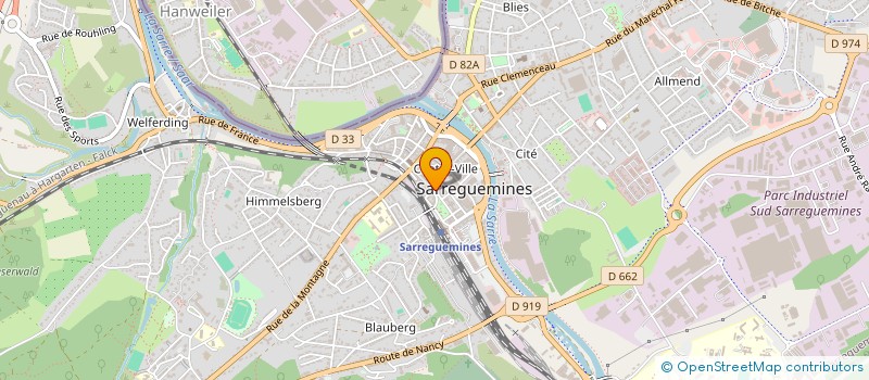 localisation de l'entreprise BF ESTHETIQUE à SARREGUEMINES