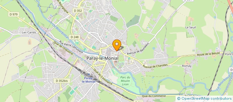 localisation de l'entreprise BF EVENT'S  PARAY-LE-MONIAL