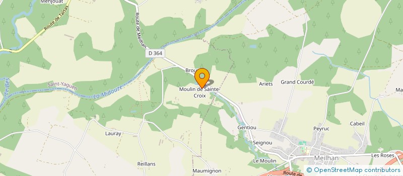 localisation de l'entreprise BF EXPRESS  CARCARES-SAINTE-CROIX