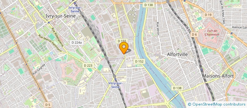 localisation de l'entreprise BF FRANCE  IVRY-SUR-SEINE