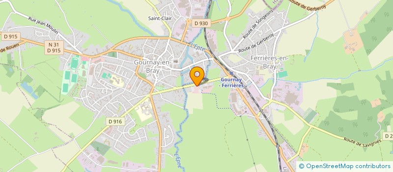 localisation de l'entreprise BF GEN  FERRIERES-EN-BRAY