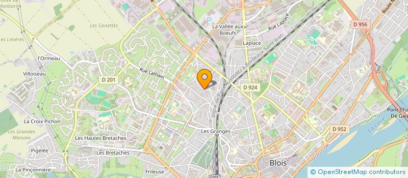 localisation de l'entreprise BF GREDAT  BLOIS