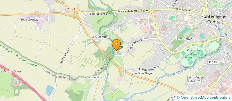localisation de l'entreprise BF GROUP à FONTENAY-LE-COMTE