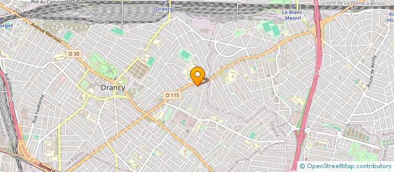 localisation de l'entreprise BF HOLDING à DRANCY