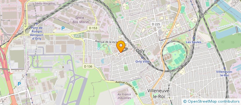 localisation de l'entreprise BF HOLDING  ORLY