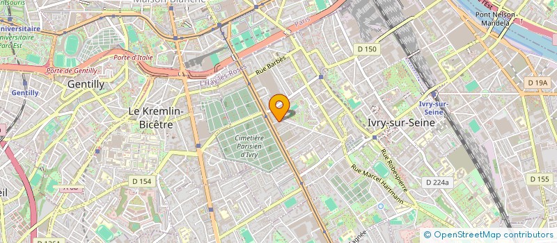 localisation de l'entreprise BF HOLDING  IVRY-SUR-SEINE