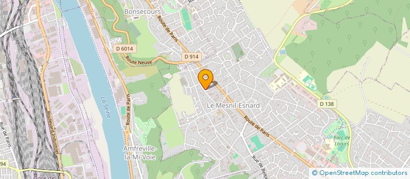 localisation de l'entreprise BF IMMO  BELBEUF