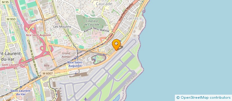 localisation de l'entreprise BF IMMO INVEST à NICE