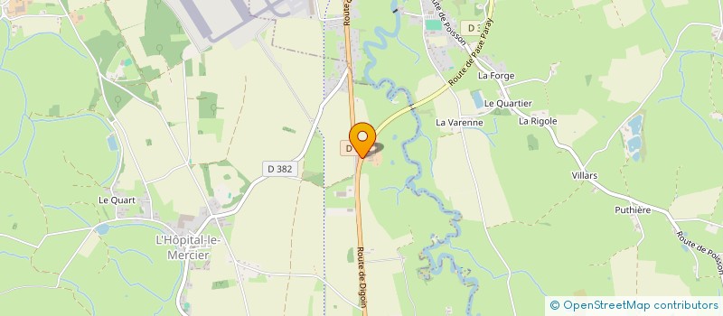 localisation de l'entreprise BF IMMOBILIER  HOPITAL-LE-MERCIER (L )