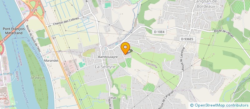 localisation de l'entreprise BF IMMOBILIER  LATRESNE