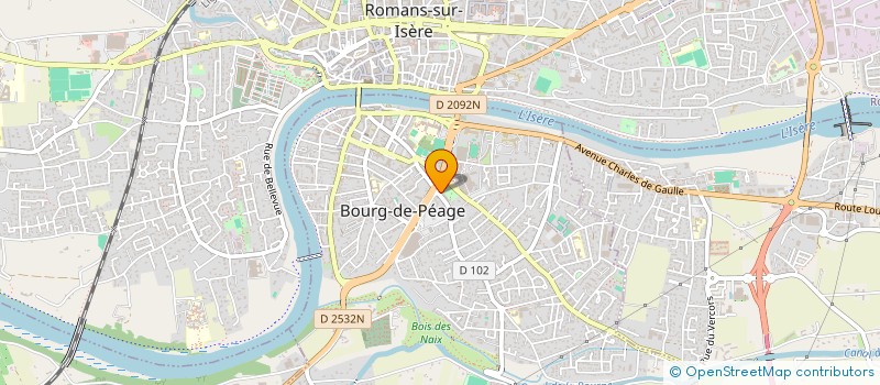 localisation de l'entreprise BF INVEST  BOURG-DE-PEAGE