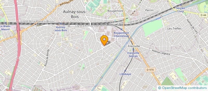 localisation de l'entreprise BF INVEST à AULNAY-SOUS-BOIS