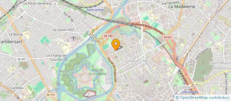 localisation de l'entreprise BF INVEST  LILLE