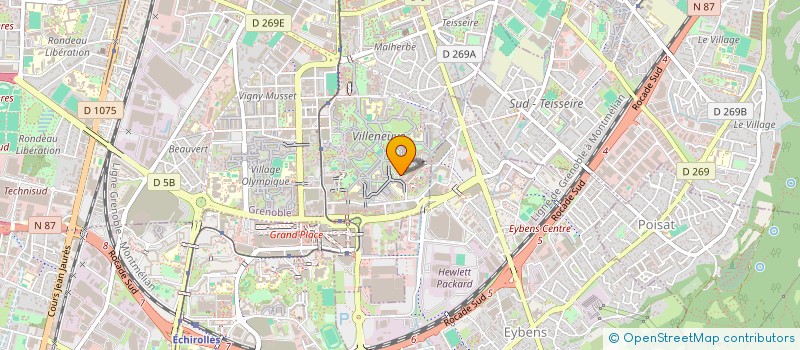 localisation de l'entreprise BF INVESTISSEMENT à GRENOBLE