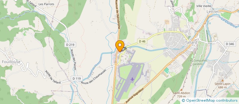 localisation de l'entreprise BF INVESTISSEMENT  TALLARD