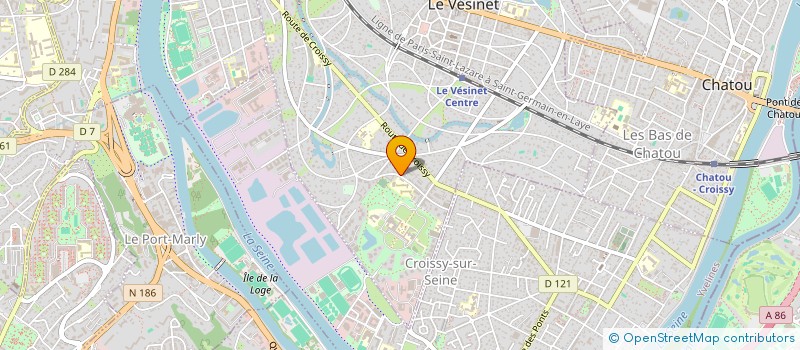 localisation de l'entreprise BF INVESTISSEMENTS  VESINET (LE)