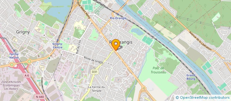 localisation de l'entreprise BF LEGACY à RIS-ORANGIS