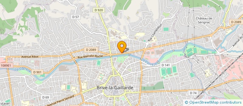 localisation de l'entreprise BF LIBERTY INVEST  BRIVE-LA-GAILLARDE