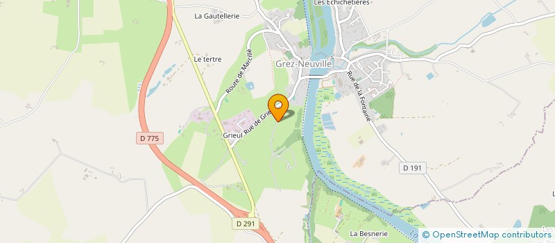 localisation de l'entreprise BF LOCATION  GREZ-NEUVILLE