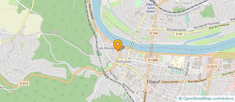 localisation de l'entreprise BF MACONNERIE à ELBEUF