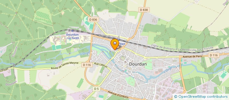 localisation de l'entreprise BF MAINTENANCE à DOURDAN