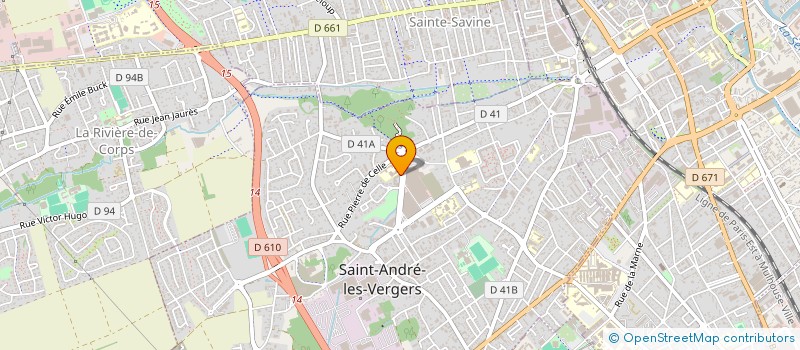 localisation de l'entreprise BF MECA à SAINT-ANDRE-LES-VERGERS