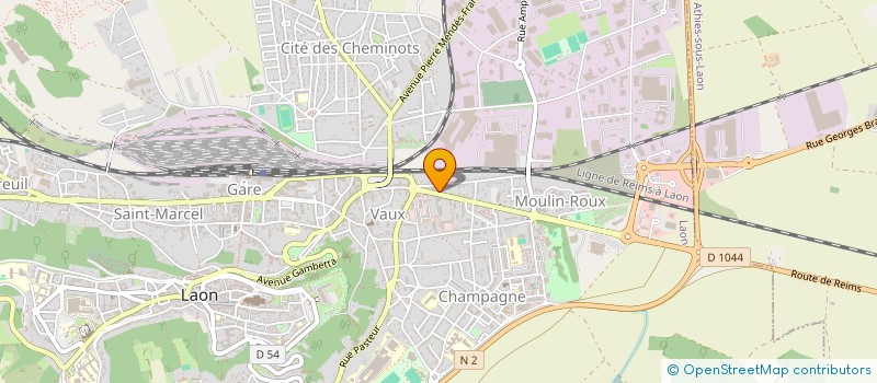 localisation de l'entreprise BF MOBILIER à LAON