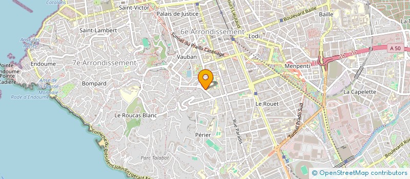 localisation de l'entreprise BF MOE à MARSEILLE