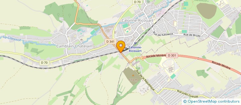 localisation de l'entreprise BF-MULTISERVICES  CAMBLAIN-CHATELAIN