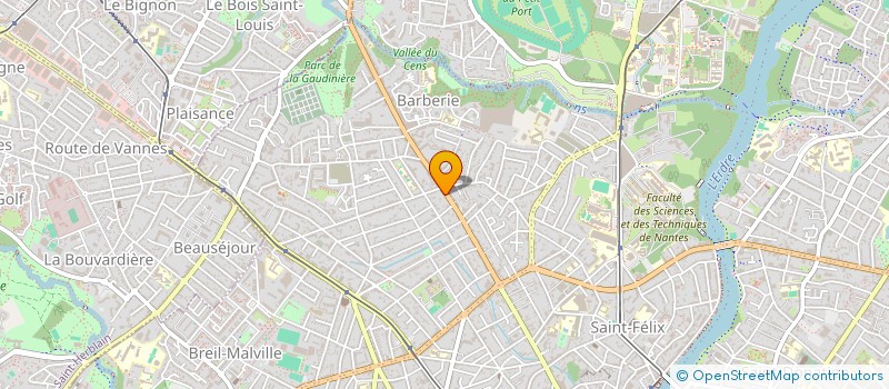 localisation de l'entreprise BF NANTES à NANTES