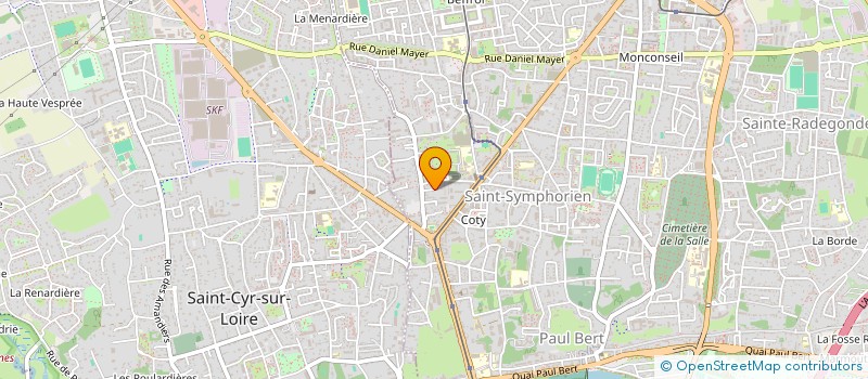 localisation de l'entreprise BF-OPTIM  TOURS