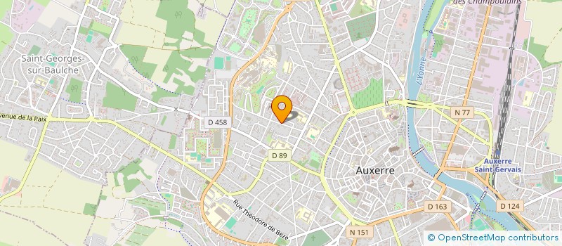 localisation de l'entreprise BF ORGANISATION  AUXERRE