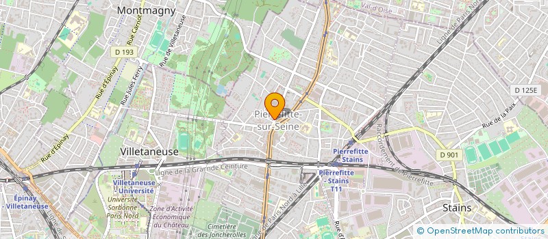 localisation de l'entreprise BF PARTICIPATIONS à PIERREFITTE-SUR-SEINE