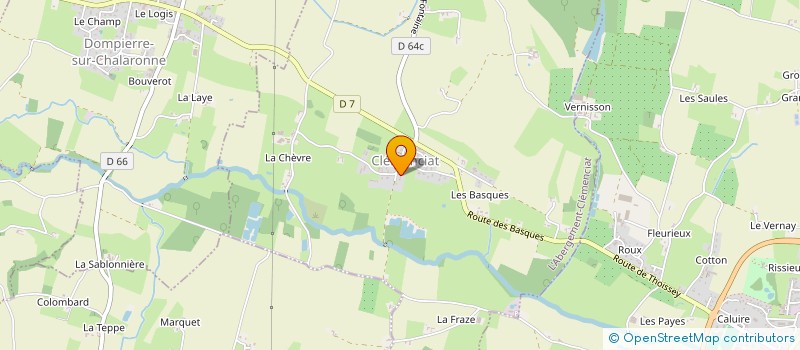 localisation de l'entreprise BF PATRIMOINE à L'ABERGEMENT-CLEMENCIAT