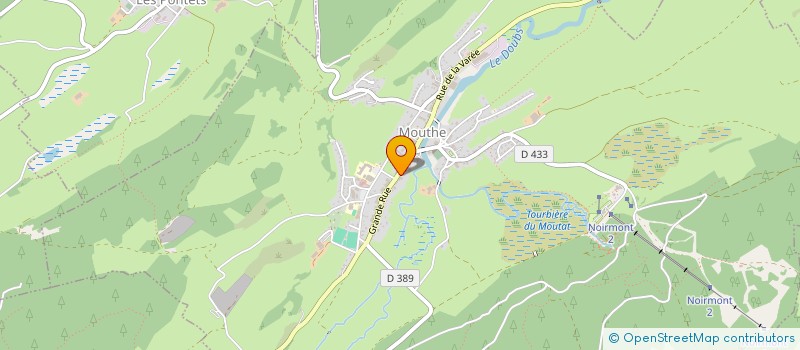 localisation de l'entreprise BF PERFORMANCES à MOUTHE