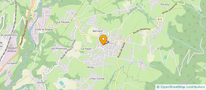 localisation de l'entreprise BF RESTAURATION  FILLIERE