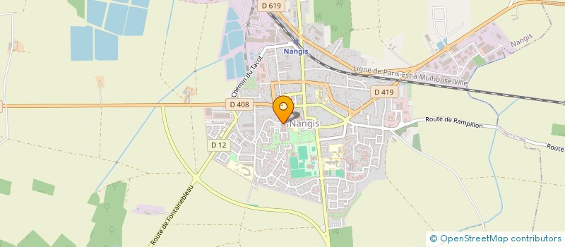 localisation de l'entreprise BF RESTAURATION  NANGIS