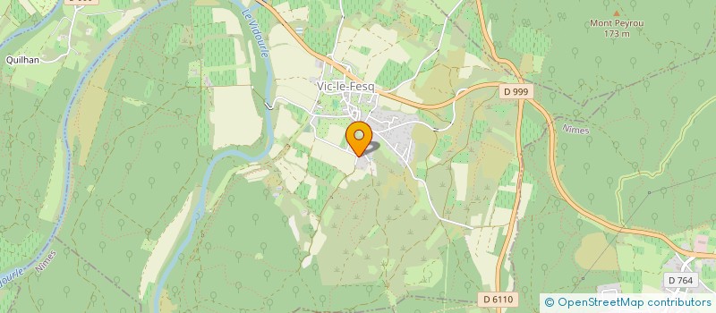 localisation de l'entreprise BF SAVATE CLUB NIMOIS ET MILHAUDOIS  VIC-LE-FESQ