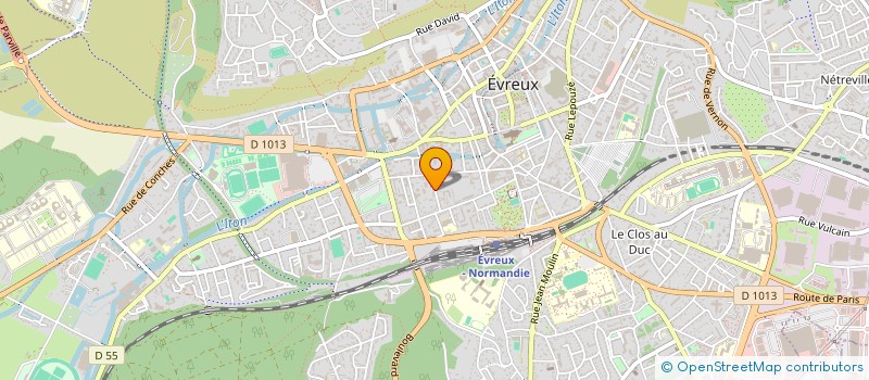 localisation de l'entreprise BF SERVICES à EVREUX