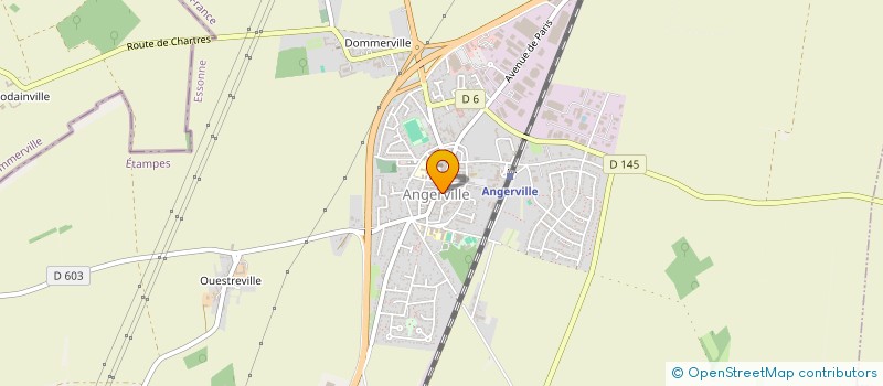 localisation de l'entreprise BF SERVICES  ANGERVILLE