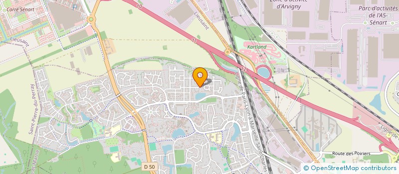 localisation de l'entreprise BF SYSTEMES  SAVIGNY-LE-TEMPLE