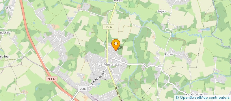 localisation de l'entreprise BF TECH  TREILLIERES