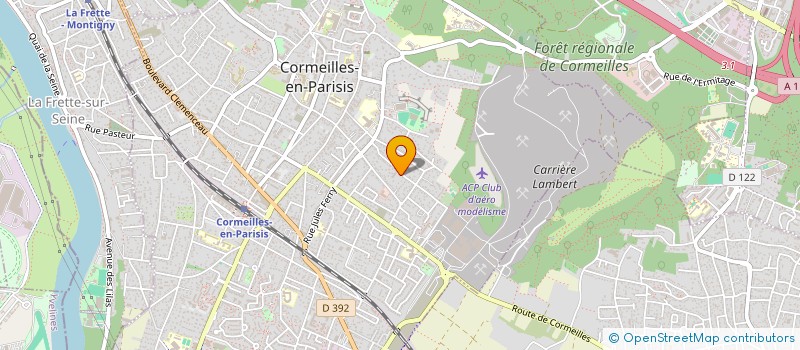 localisation de l'entreprise BF TELECOM  CORMEILLES-EN-PARISIS