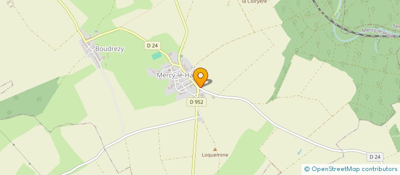 localisation de l'entreprise BF TP NEGOCE à MERCY-LE-HAUT