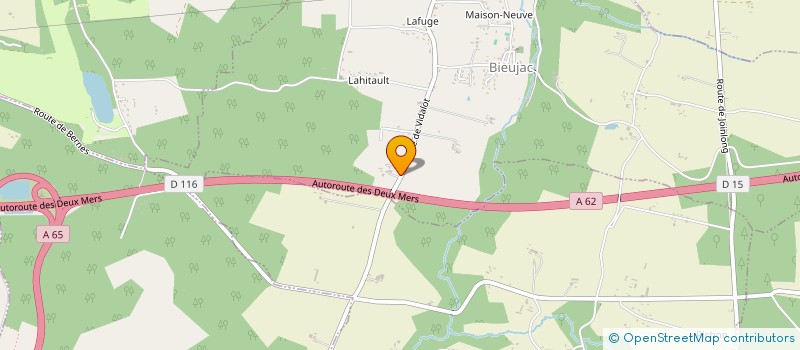 localisation de l'entreprise BF TRAINING  BIEUJAC