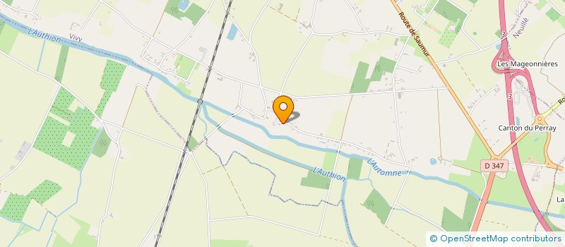 localisation de l'entreprise BF USINAGE à VIVY