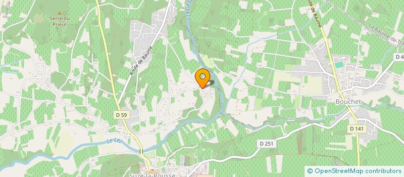 localisation de l'entreprise BF26 IMMOBILIER  SUZE-LA-ROUSSE